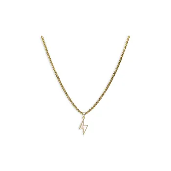 PUENTE Titanium Steel Necklaces Men's Gold