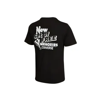 Converse Set in Sleeve T Shirt Men's Black