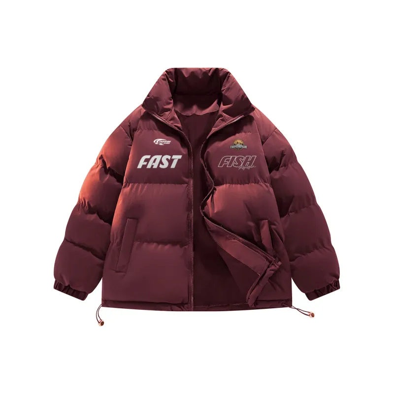FASTFISH Puffer Jacket Unisex Navy Blue-12