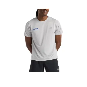 New Balance Nyrr Run For Life T Shirt Men's Gray