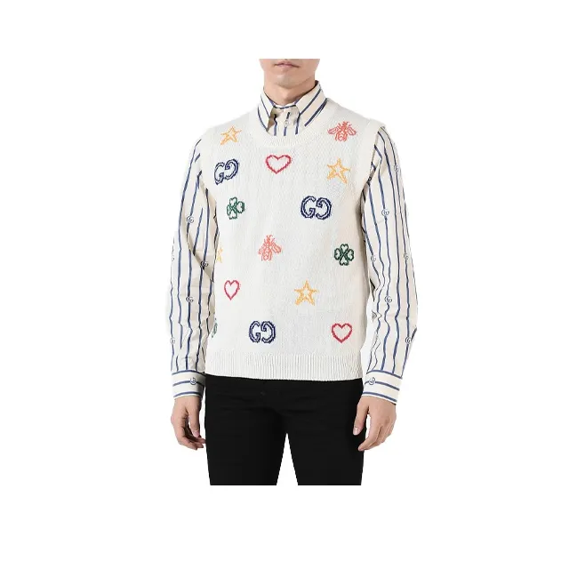 GUCCI Vests Men White-0