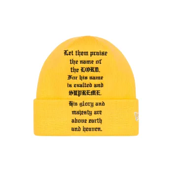 Supreme New Era Psalm Beanie