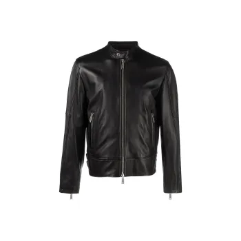 DSQUARED 2 Two Way Zip Fastened Biker Jacket