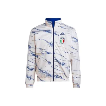 Adidas Jackets Men Blue With White Lettering