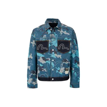 EVISU Denim Jacket Men's Denim Blue