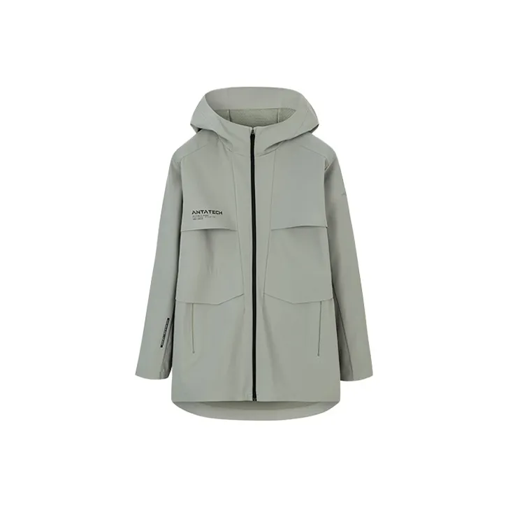 Anta Variety Training Collection Jacket Men's Spelt Green-0