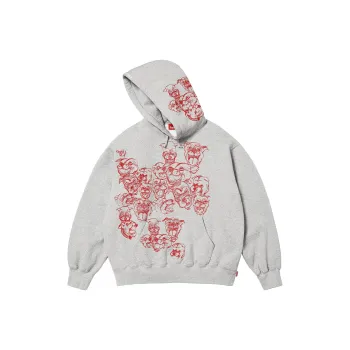 Supreme Pitbulls Embroidered Hooded Sweatshirt