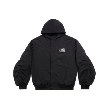Balenciaga Padded Bomber Hoodie