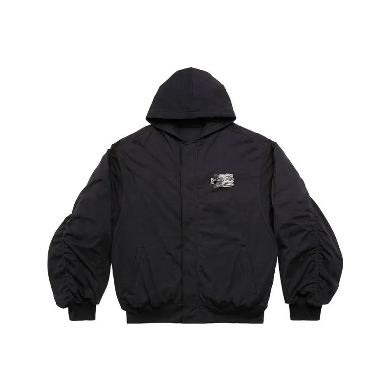 Balenciaga Padded Bomber Hoodie-0
