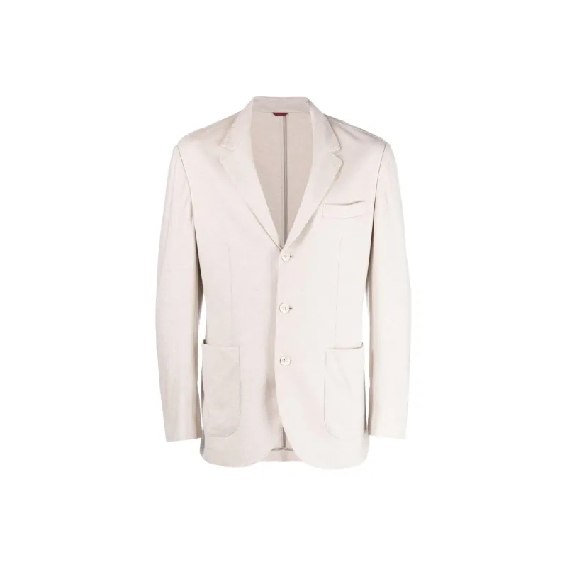 Brunello Cucinelli Peak Lapel Double Breasted Tailored Blazer-0