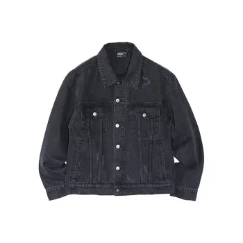 ROARINGWILD ARCH Denim Jackets Unisex Gray