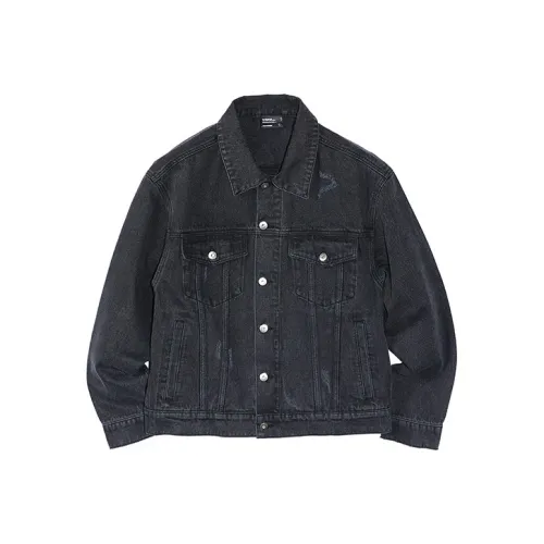 ROARINGWILD ARCH Denim Jackets Unisex Gray