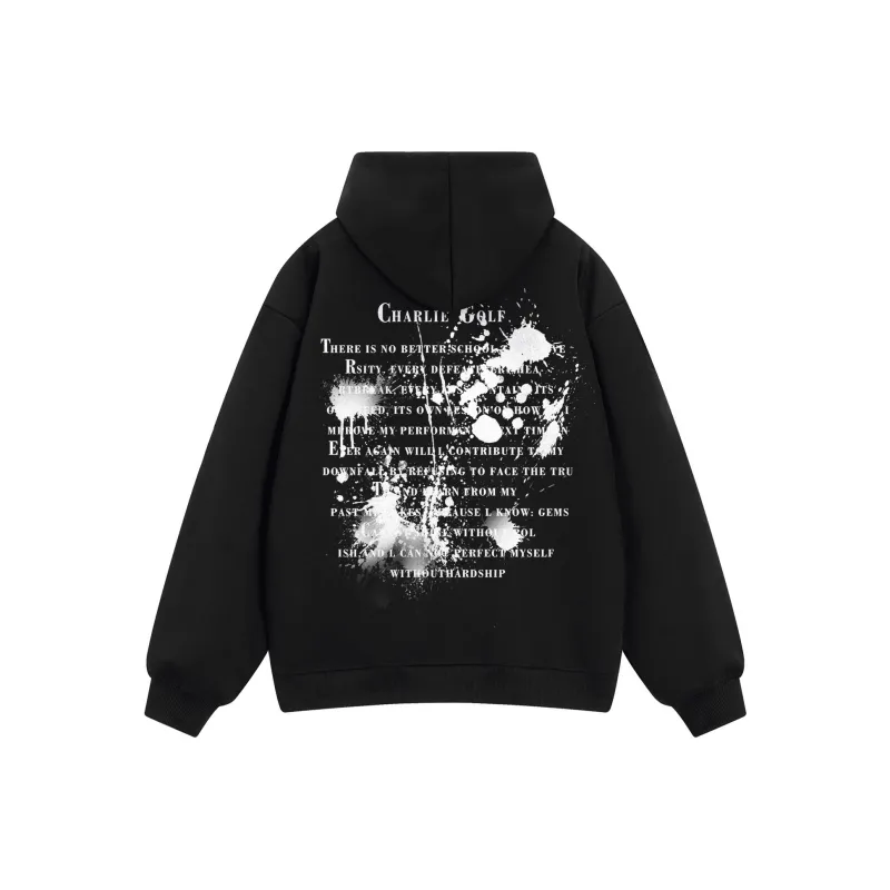 CHARLIE GOLF Sweatshirt Unisex White-3