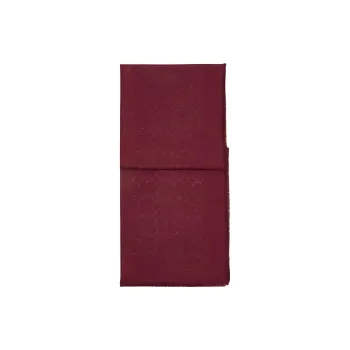COACH Sheep Wool Viscose Polyester Metal Coated Fiber Knit Scarves Unisex Red