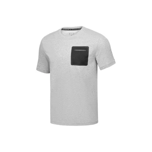 Skechers T Shirt Men's Heather Gray Light Gray 053 L