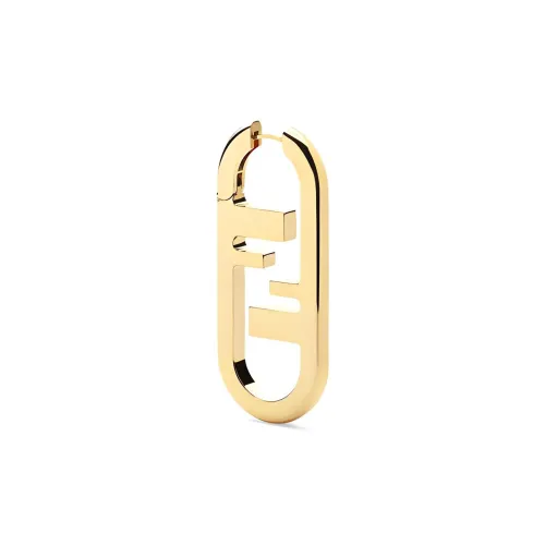 FENDI Logo Plaque Single Earring