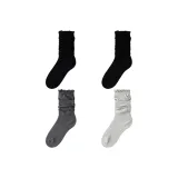 4 Pack (Black 2+Dark Heather Gray+Light Heather Gray)