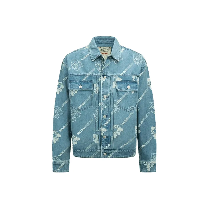 EVISU Denim Jacket Men's Denim Blue-0