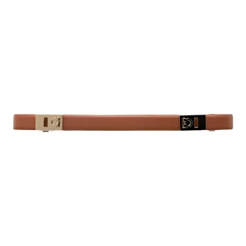 FERRAGAMO Calfskin Leather Belts Women's Brown Width 2.5CM