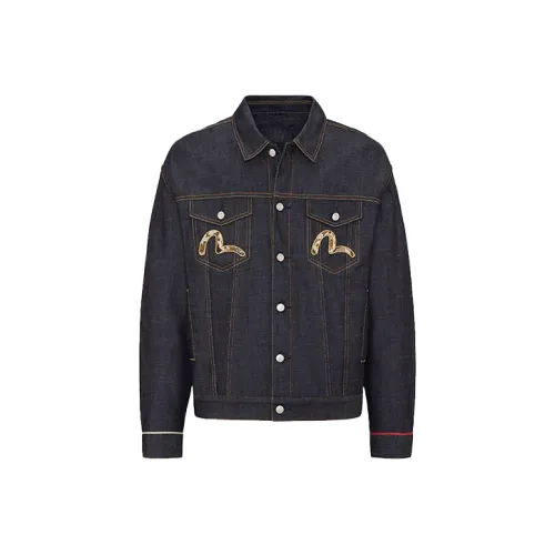 EVISU SS21 Denim Jacket Men's Denim Blue