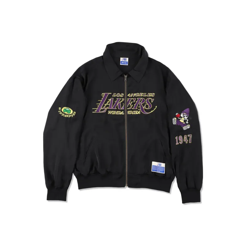NBA x PARAPPA THE RAPPER X WIND AND SEA FW24 CHAMPIONS Jacket Unisex Black-0
