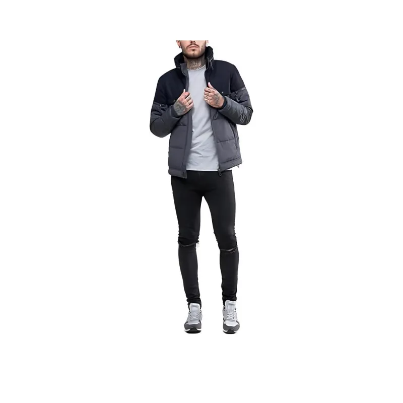 DIESEL Jackets Coats Men's Black Gray Color-0