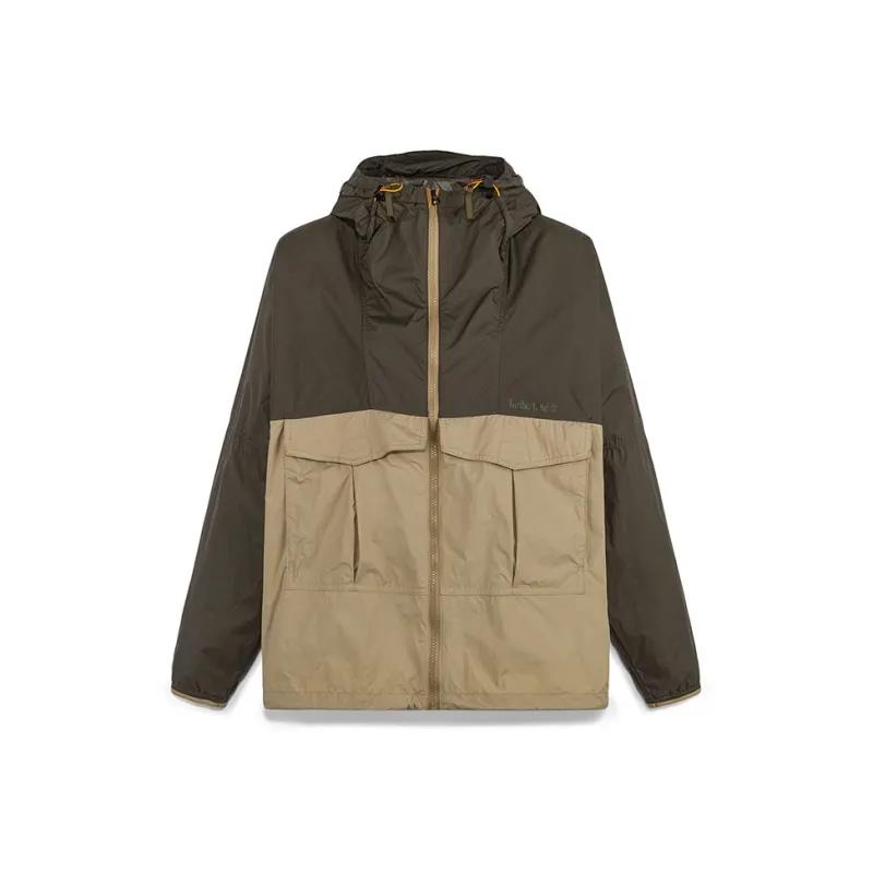 Timberland Waterproof UV Protection Sun Protection Sun Protection Clothing Men's Army Green Liquorice Yellow-0