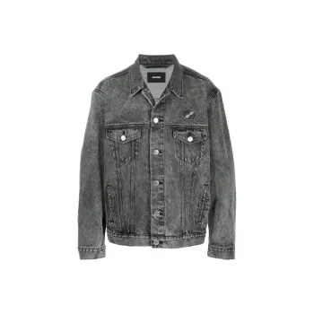 WE11DONE Logo Patch Denim Jacket