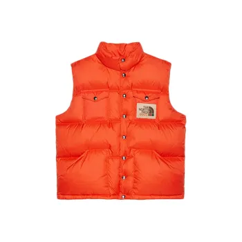 The North Face X GUCCI X The North Face Vests Unisex Orange