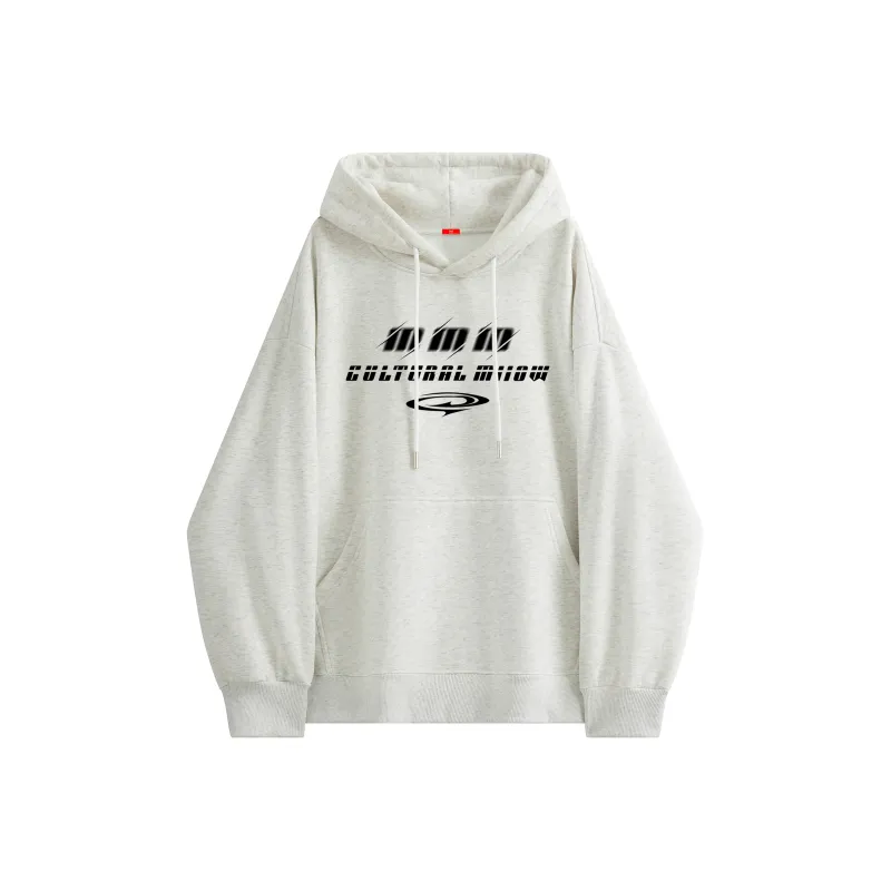 MIIOW Trend Party Series Sweatshirt Unisex White-7