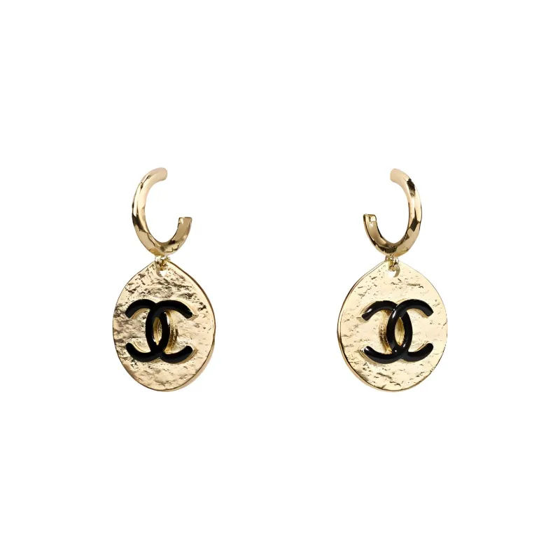 CHANEL Earrings Women's Gold-0