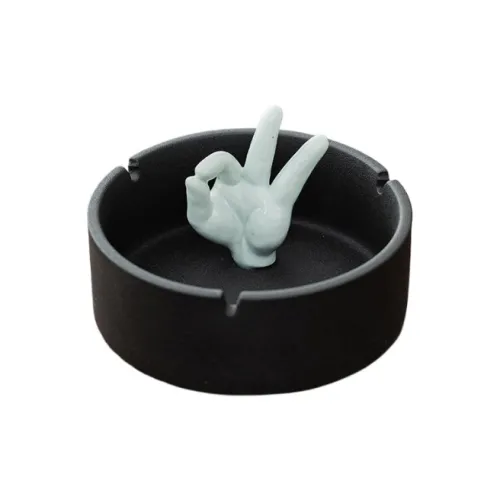 KERPA Creative Gesture, Ashtray, Home Living Room Tea Table Accessories, Desktop Small Storage Ornament, One Size