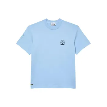 LACOSTE T Shirts Men Sky Blue