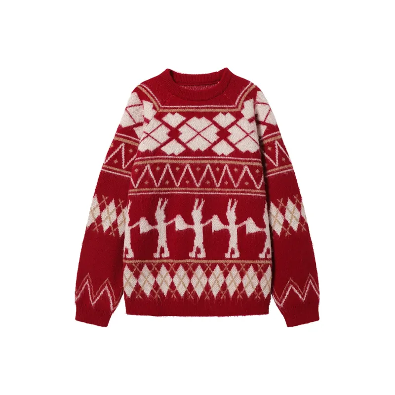 Apparition Knitwear Unisex Cherry Red-0