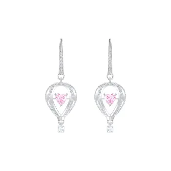 Swarovski Into The Sky Earrings Women's Pink
