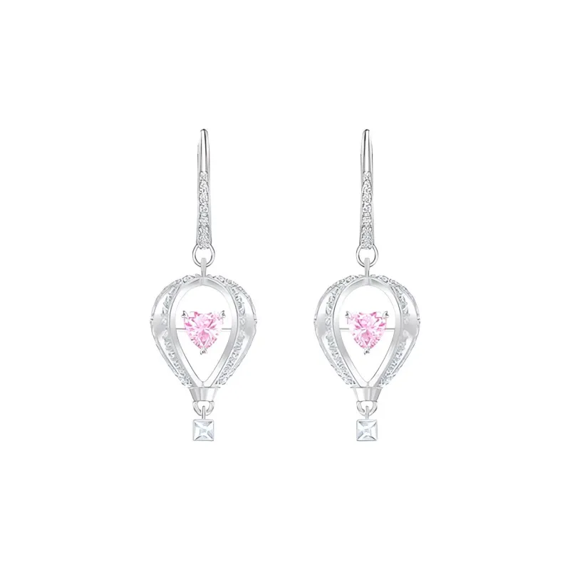 Swarovski Into The Sky Earrings Women's Pink-0
