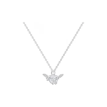 Heart Grass 999 Fine Silver Necklaces Women's