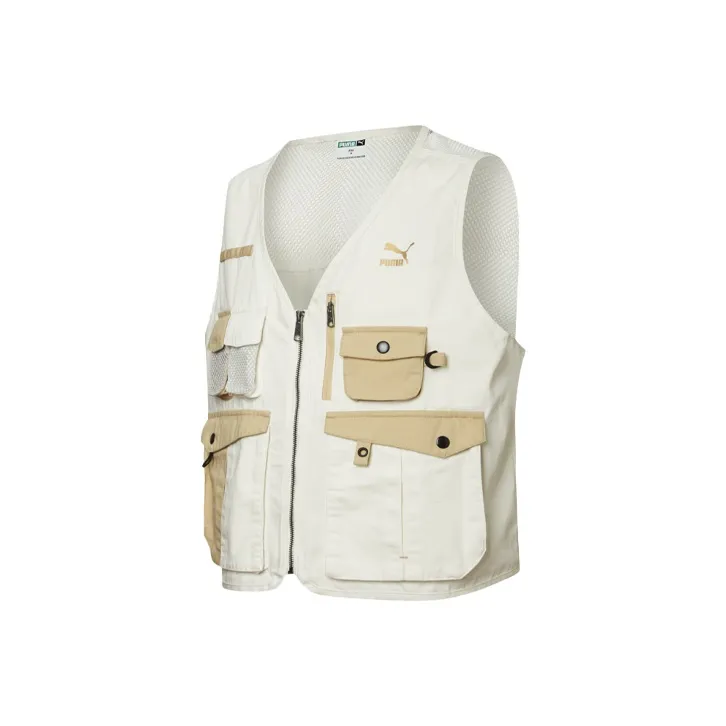 PUMA Vests Men Ecru-0