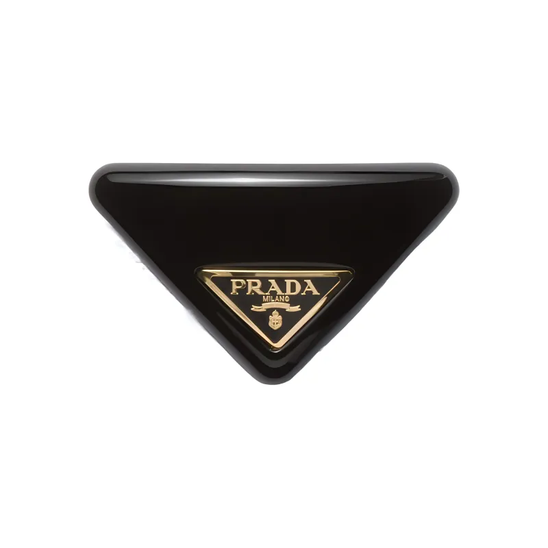 PRADA Plexiglas Triangle Hair Clip-0