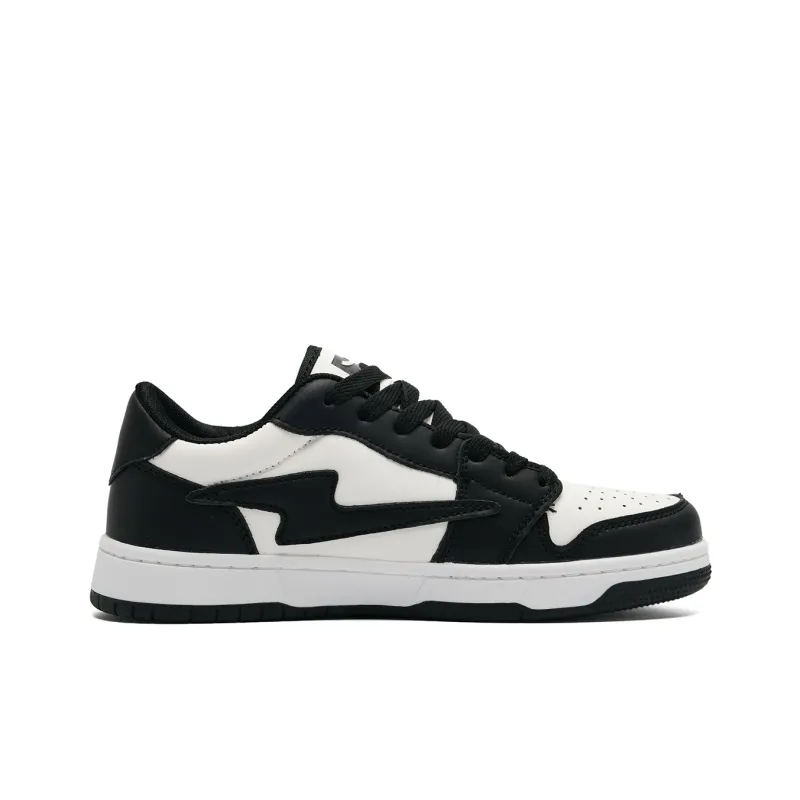 Circle Small Coverage Abrasion Resistant Lightweight Low Top Skateboard Shoes Unisex-5