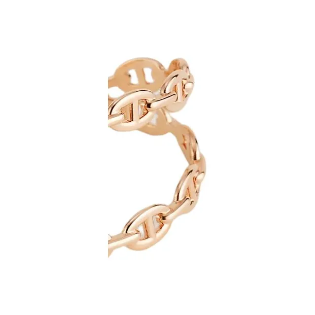 HERMES 18K Rose Gold Bracelets Unisex Gold-2