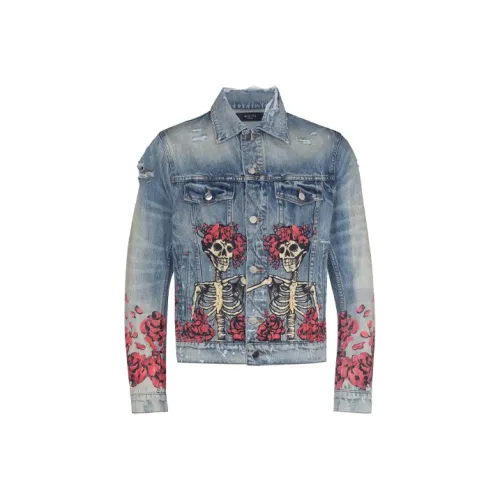 AMIRI Grateful Dead Distressed Denim Jacket