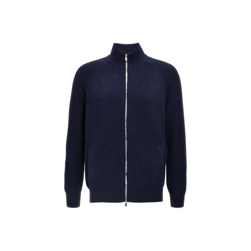 Brunello Cucinelli Malfilé English Rib Cardigan-0