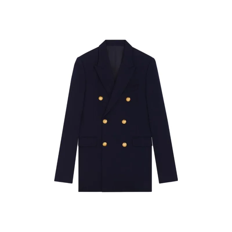 CELINE Classic Jacket In Diagonal Wool-0