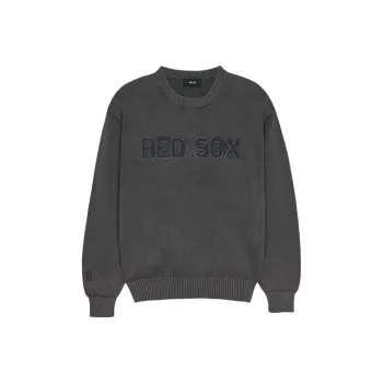MLB Basic Boston Red Sox Knitwear Unisex Charcoal Gray