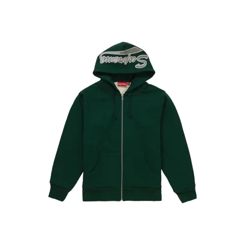Supreme Thermal Zip Up Sweatshirt
