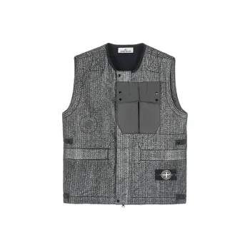 STONE ISLAND FW22 Vest Men's Black