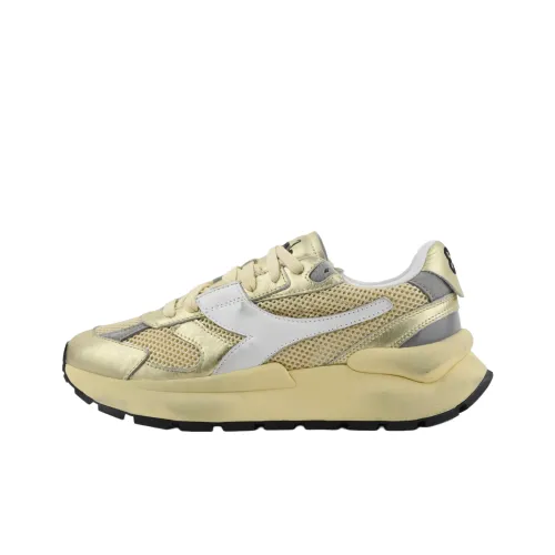 Diadora Heritage Mercury Elite Low Top Casual Shoes Unisex Gold