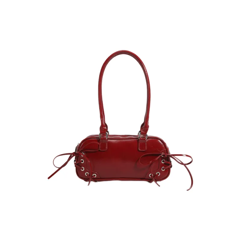 MINLUBAOLUO PU Boston Bag, Shoulder Bag Women's Multicolor-6