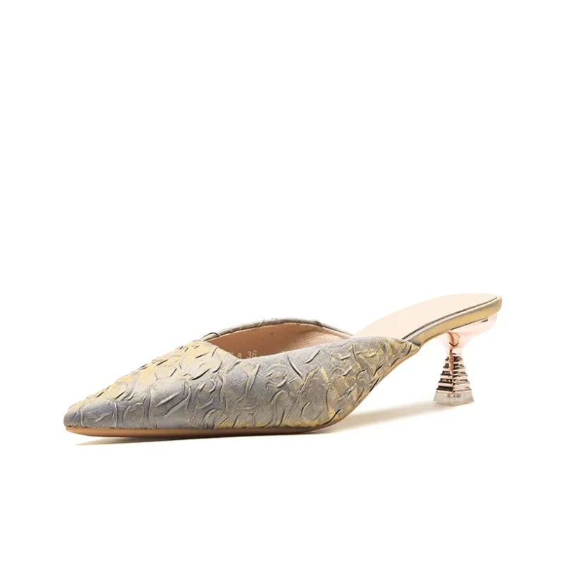 MCKP Rubber Sole Slip Resistant Closed Toe Slippers Women's-5